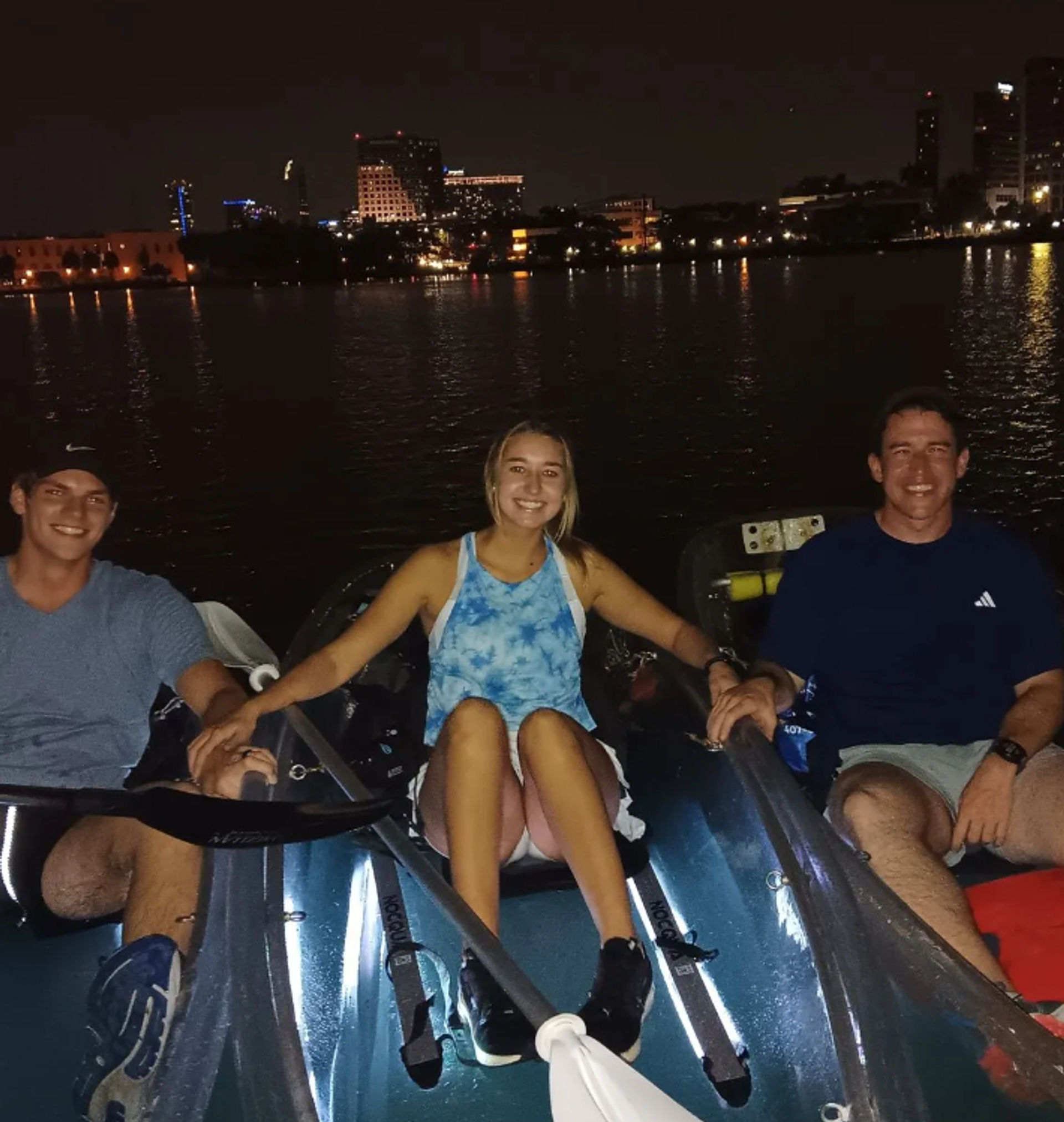 Neon Nights: Glowing Clear Kayak or Paddleboard Experience image 2