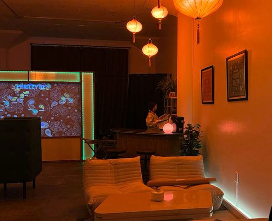 Immersive Tea Lounge with Fortune Booths image 1
