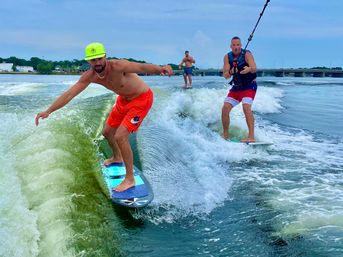 Ultimate Crab Island Experience: Party Barge with Captain for Up to 12 Guests image 33