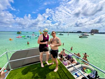 Ultimate Crab Island Experience: Party Barge with Captain for Up to 12 Guests image 22