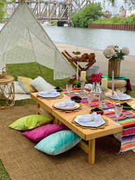 Luxury Custom Picnic Experience with Decor Setup & Table Setting image 4