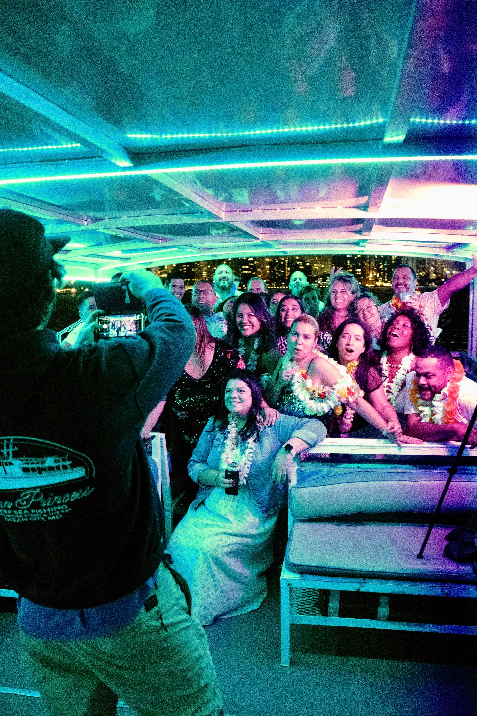 Nighttime Party Boat Ride BYOB with Party Favors for up to 40 Guests image 1