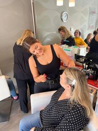Bachelorette Beauty Party: Blow Outs, Deep Conditioning, Eye Masks & Express Makeup image 8
