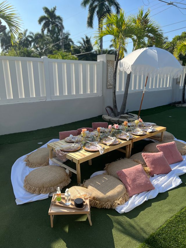 Mobile Insta-Worthy 2 Hour Luxury Picnic Experience in Miami & Ft. Lauderdale image 4