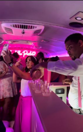 Pink Party on Wheels: Houston's Ultimate BYOB Party Bus Experience (Up to 15 Passengers) image 10