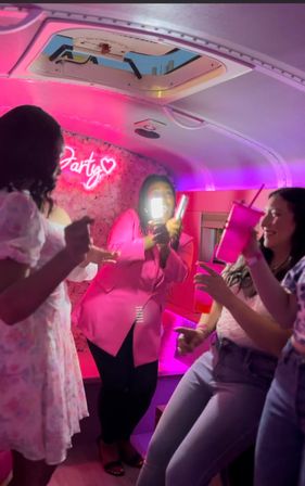 Pink Party on Wheels: Houston's Ultimate BYOB Party Bus Experience (Up to 15 Passengers) image 11