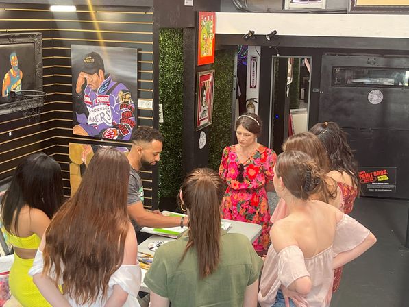 BYOB Paint N’ Sip with Watercolor Lessons: Step-by-Step Custom Class Led by a Professional Artist image 16