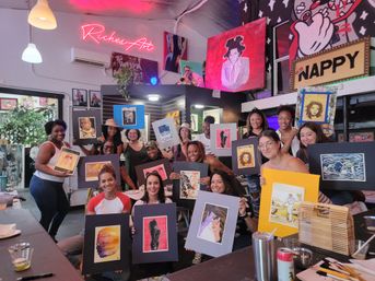 BYOB Paint N’ Sip with Watercolor Lessons: Step-by-Step Custom Class Led by a Professional Artist image 10