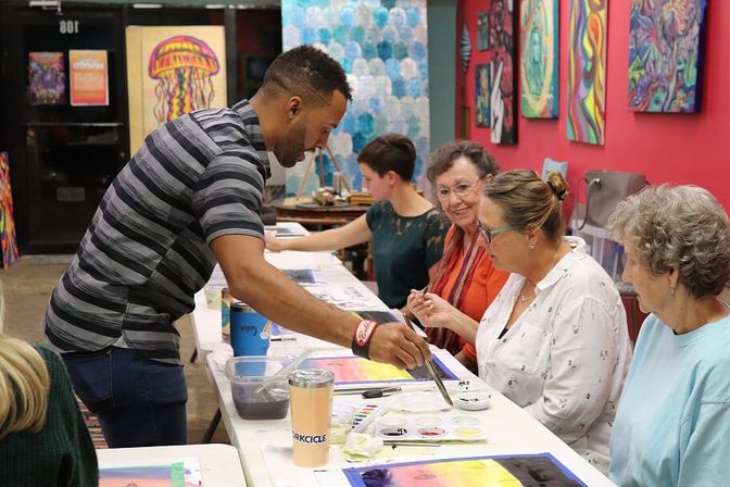 BYOB Paint N’ Sip with Watercolor Lessons: Step-by-Step Custom Class Led by a Professional Artist image 5