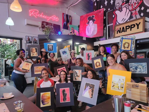 BYOB Paint N’ Sip with Watercolor Lessons: Step-by-Step Custom Class Led by a Professional Artist image 11
