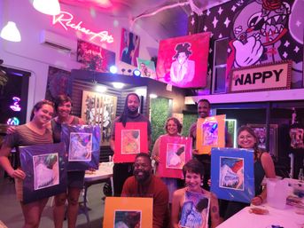 BYOB Paint N’ Sip with Watercolor Lessons: Step-by-Step Custom Class Led by a Professional Artist image 14