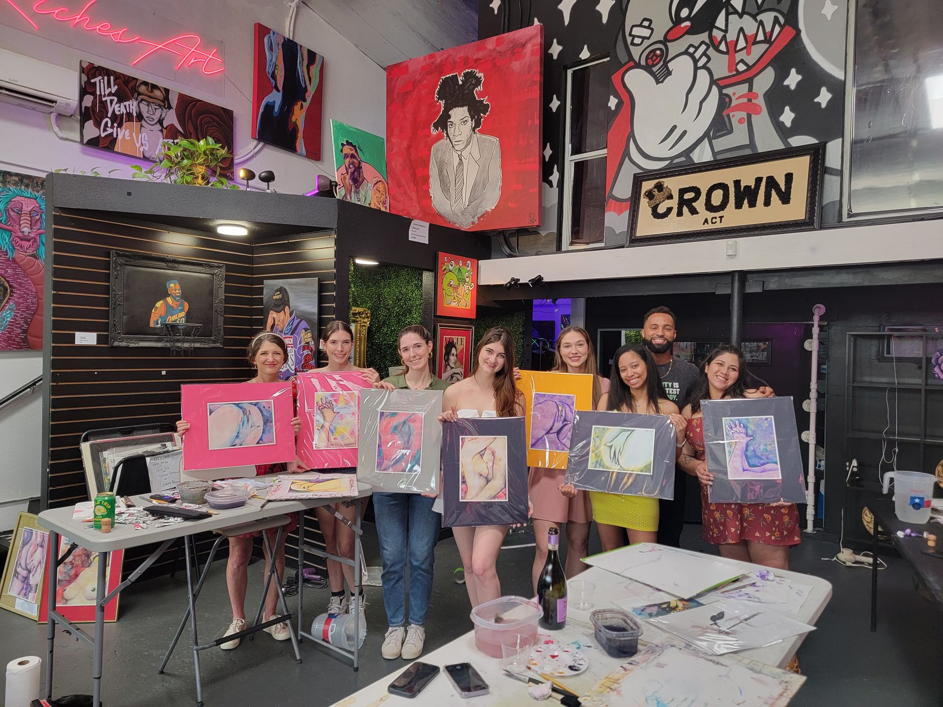 BYOB Paint N’ Sip with Watercolor Lessons: Step-by-Step Custom Class Led by a Professional Artist image 1