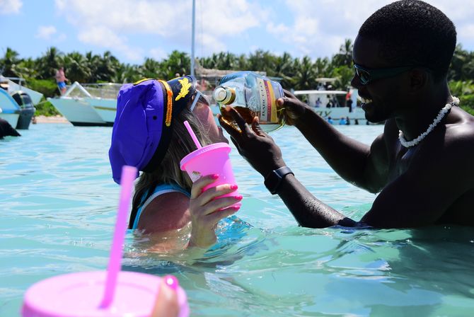 Private Catamaran Booze Cruise & Snorkeling image 2