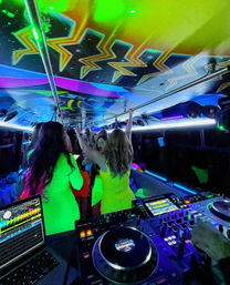 The Astro Experience: Luxury Party Bus with Live DJ, Neon Lights & Cosmic Energy for an Unforgettable Night Out! image 13