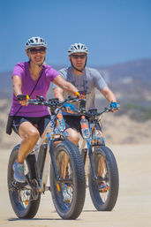 Electric Bike Beach Adventure with Mexican Buffet Lunch image 3