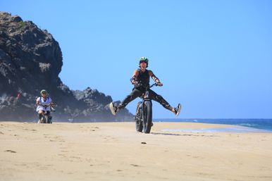 Electric Bike Beach Adventure with Mexican Buffet Lunch image 13