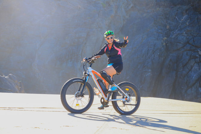 Electric Bike Beach Adventure with Mexican Buffet Lunch image 8