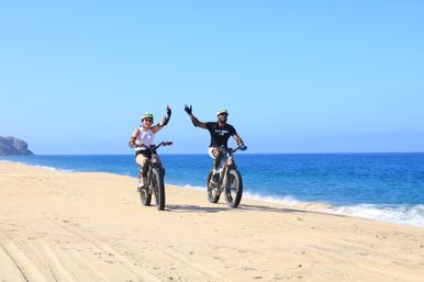 Electric Bike Beach Adventure with Mexican Buffet Lunch image 18