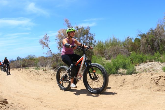 Electric Bike Beach Adventure with Mexican Buffet Lunch image 15
