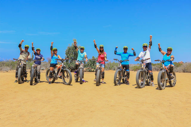 Electric Bike Beach Adventure with Mexican Buffet Lunch image 4