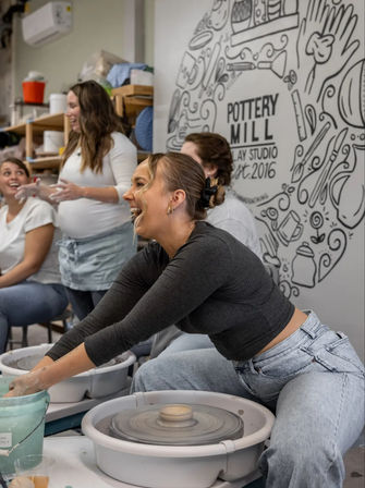 Pottery Wheel Party in Lowell with Clay & Glazes Included (BYOB) image 2