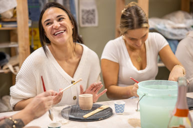 Pottery Wheel Party in Lowell with Clay & Glazes Included (BYOB) image 1