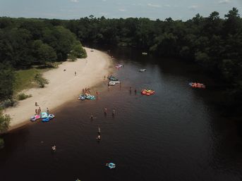 River Tubing & Private BYOB Beach Party with Tubes, Return Shuttle, Coolers, Games and More image 16