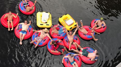 River Tubing & Private BYOB Beach Party with Tubes, Return Shuttle, Coolers, Games and More image 4