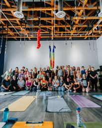 Custom Aerial Yoga or Silks Party Experience: Fun, Relaxing & More image 1
