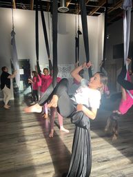 Custom Aerial Yoga or Silks Party Experience: Fun, Relaxing & More image 19