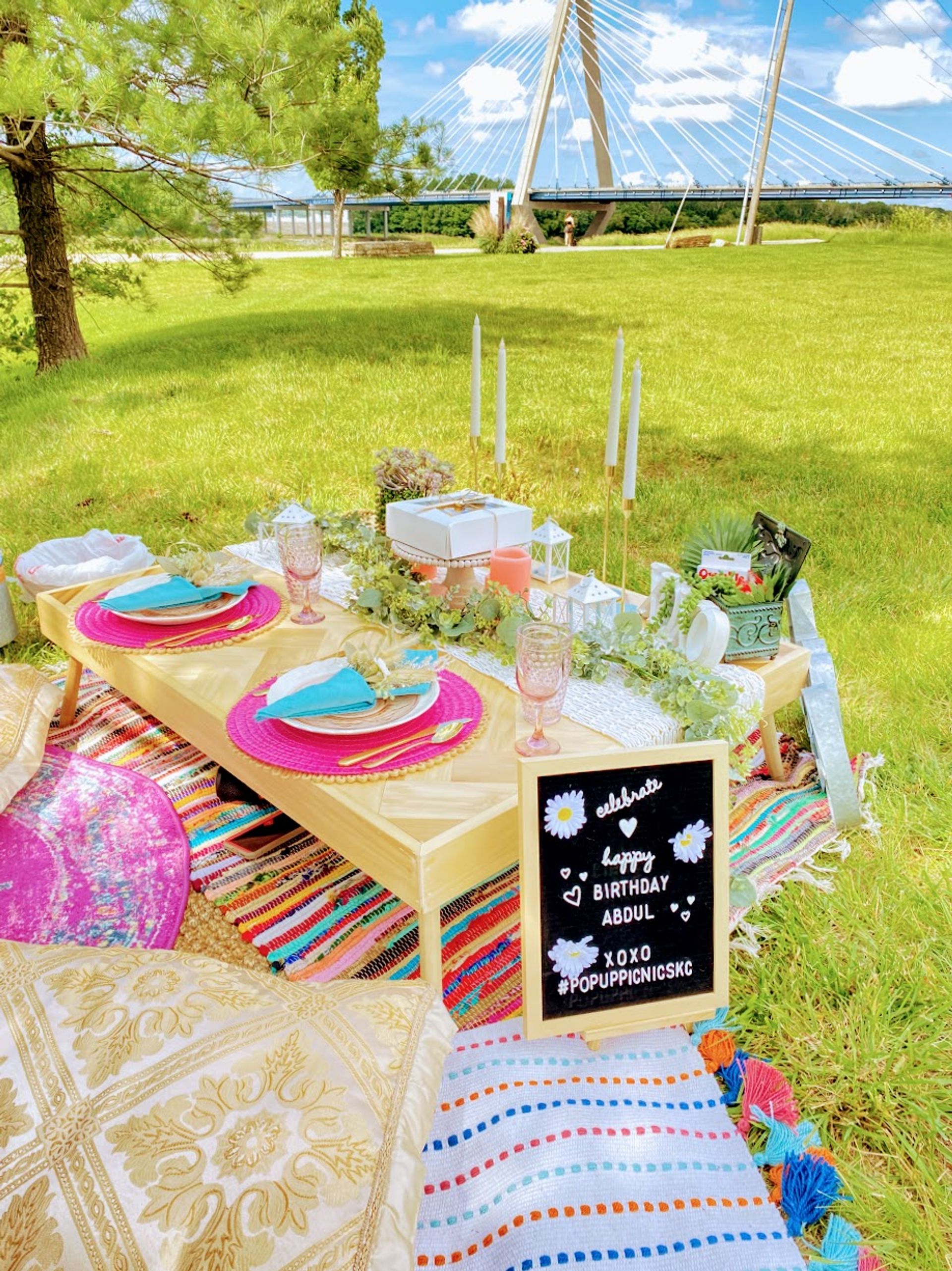 This new service sets up personalized pop-up picnics in parks all over the  city