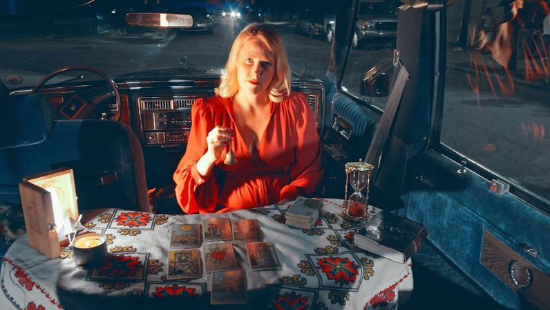 Mobile Tarot Readings in the World's Only Tarot Hearse image 5