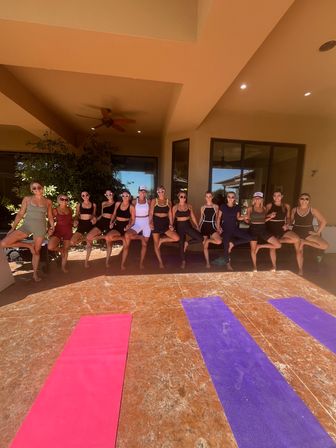 Private Yoga Class with Custom Playlists, Mimosa Add-Ons, and Cold Lavender Eye Towels image 3