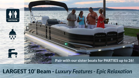 32ft "Megatoon" Luxury Pontooning Transformed image 3