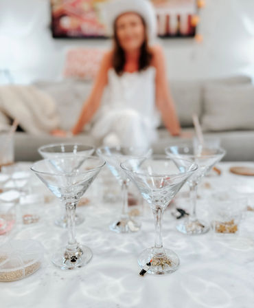 Private Cocktail Glass Charm Bar Party with Goldie + Cy image 12