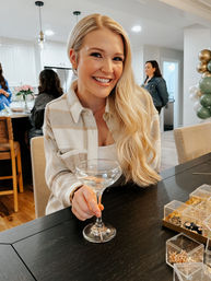 Goldie + Cy | Private Cocktail Glass Charm Bar Party image 2