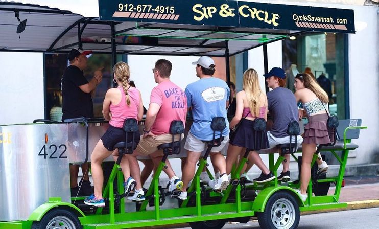 Sip & Cycle Through Savannah: Party, Pedal and Pub Crawl along Charming Savannah Streets image 3