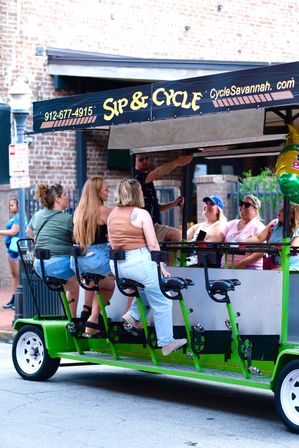 Sip & Cycle Party Bike: Pedal Pub Crawl through Savannah image 6