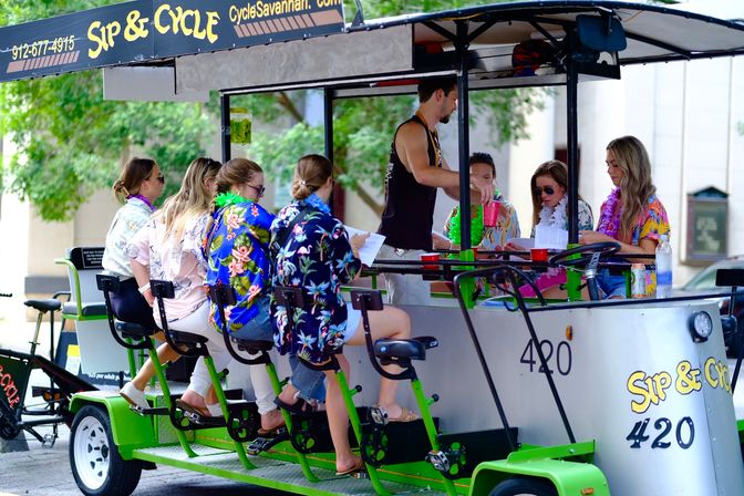 Sip & Cycle Through Savannah: Party, Pedal and Pub Crawl along Charming Savannah Streets image 16