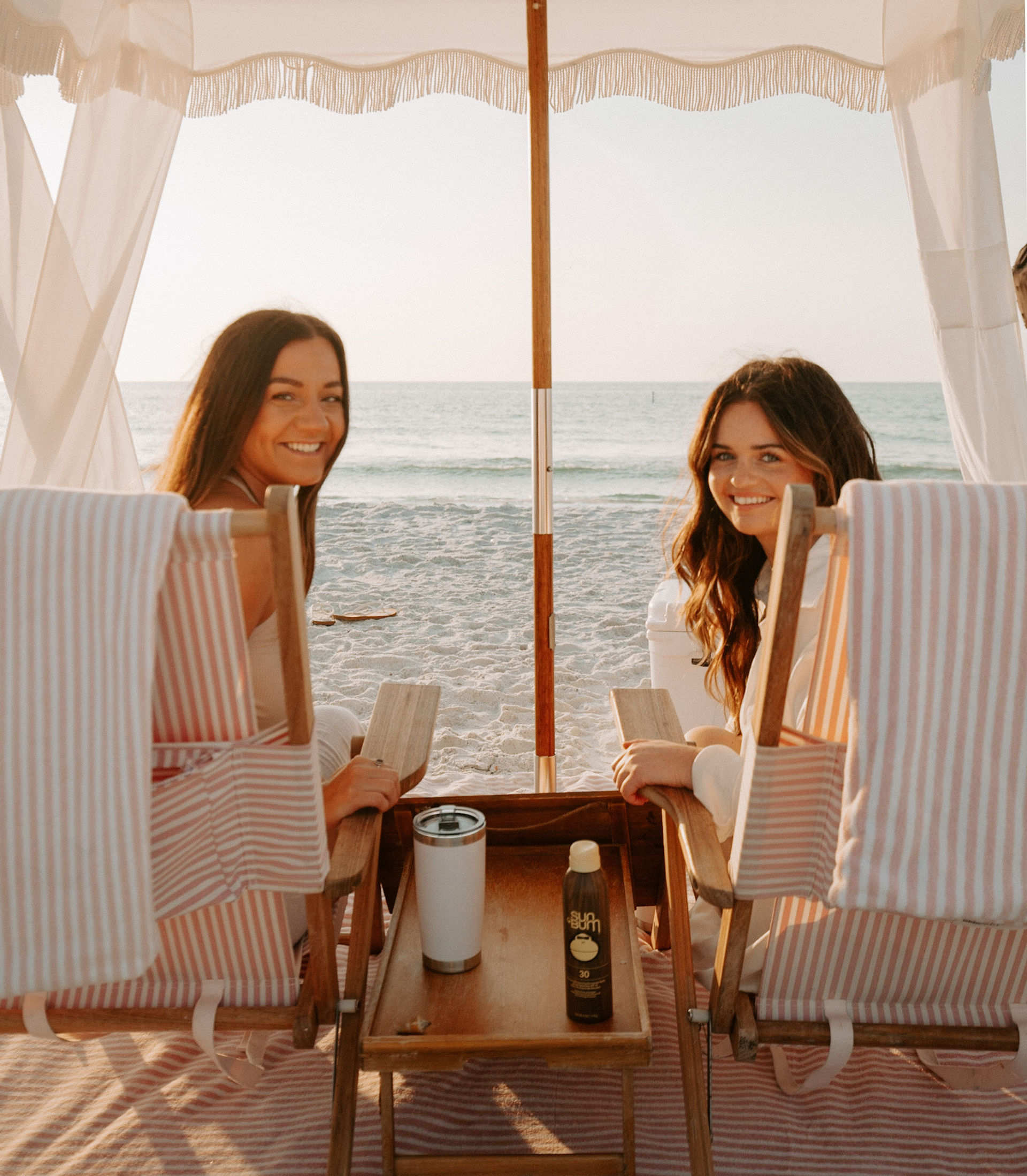 Luxury Beachy Cabana Rentals with Ring Float & Bluetooth Speaker image 7