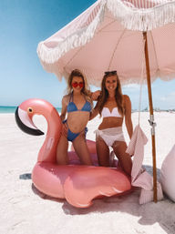 Luxury Beachy Cabana Rentals with Ring Float & Bluetooth Speaker image 9