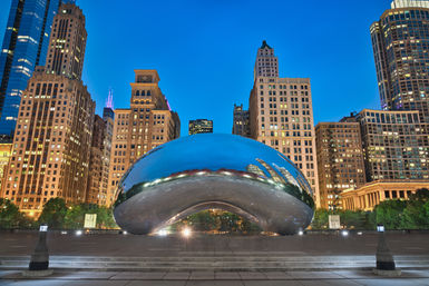Scenic Chicago Night Tour: Willis Tower, The Bean + River Cruise image 1