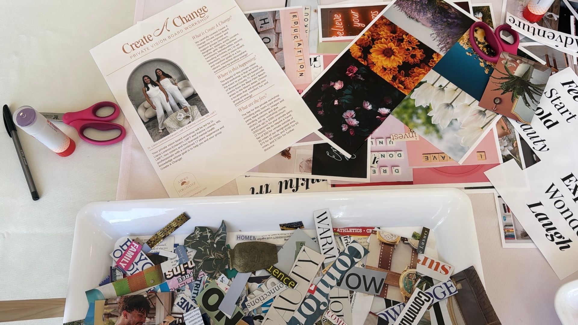 Create a Change: Private Vision Board Workshop image 1