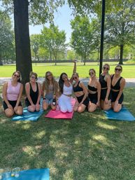 Private Yoga Class with Custom Playlists, Mimosa Add-Ons, and Cold Lavender Eye Towels image 10