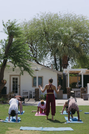 Private Yoga Class with Custom Playlists, Mimosa Add-Ons, and Cold Lavender Eye Towels image 14