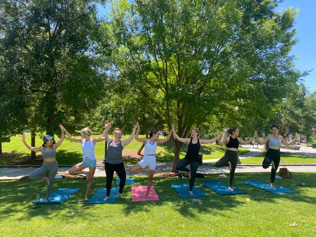 Custom Yoga Class with Fun Playlists, Mimosa Add-Ons, and Cold Lavender Eye Towels image 3