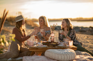 Luxury Boho-Beachy Picnic with Charcuterie image