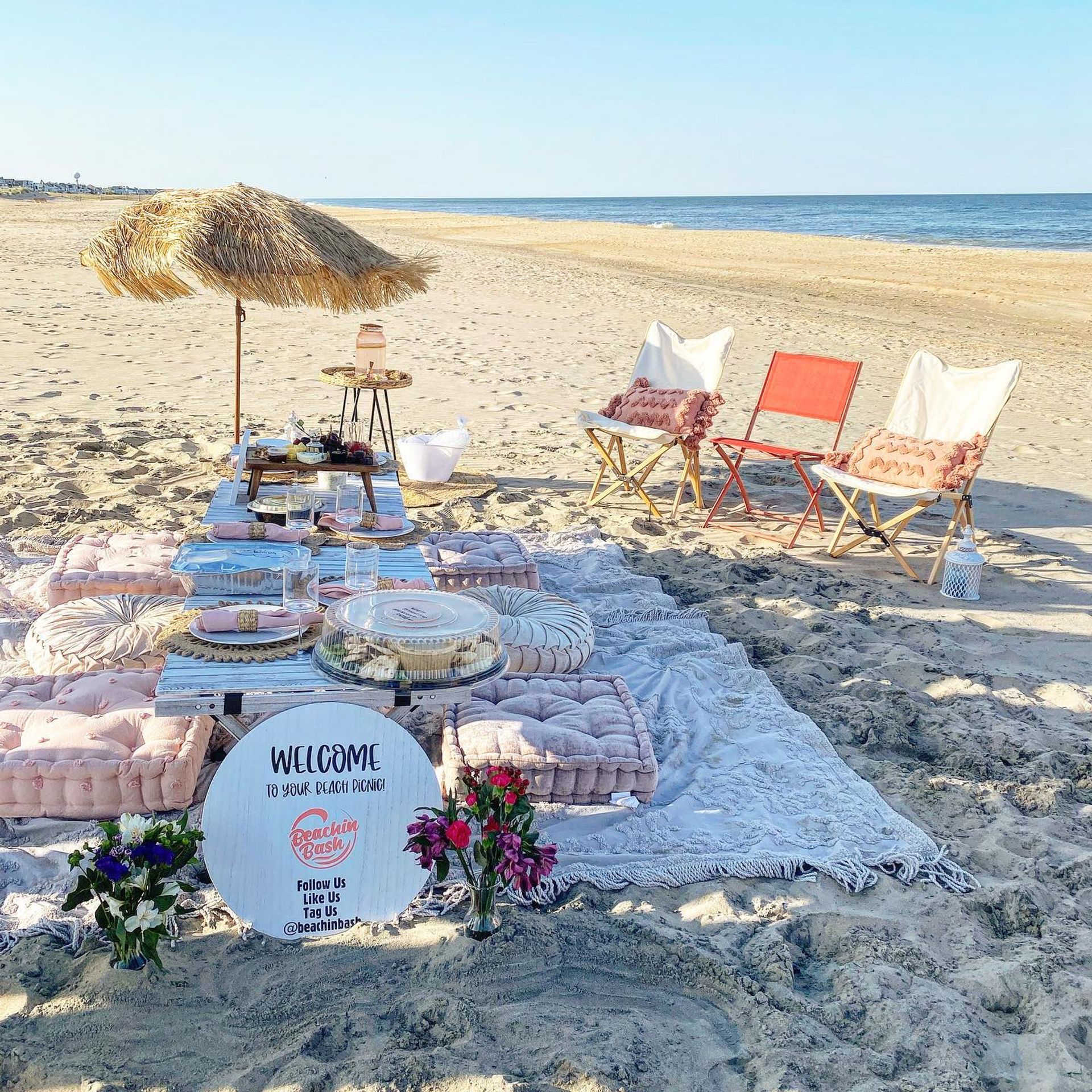 Luxury Boho-Beachy Picnic with Charcuterie image 2