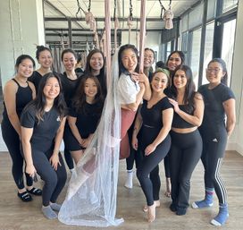 Aerial Yoga Bachelorette Party image 2