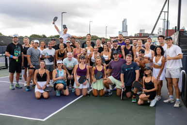 Rooftop Pickleball Party in Downtown Austin image 12